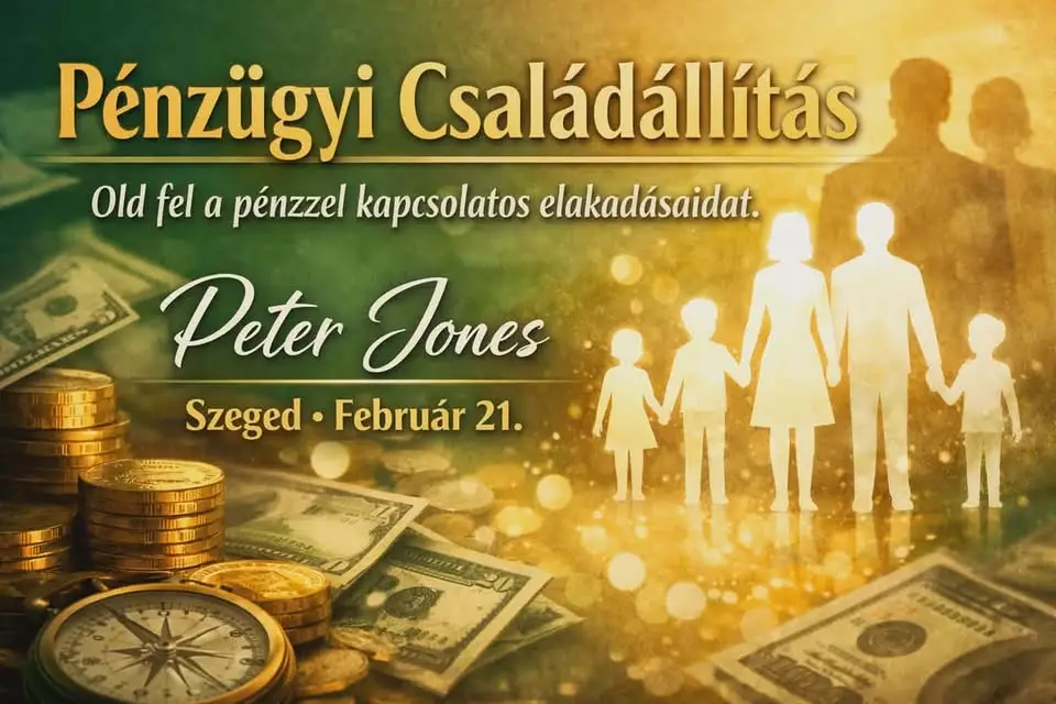 Pénzügyi Családállítás Peter Jonesal Szegeden